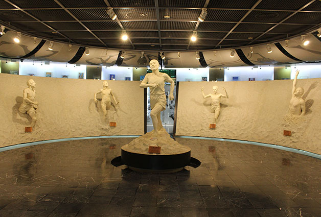 올림픽사에 남을 영웅의 조각들을 모아둔 명예의 전당