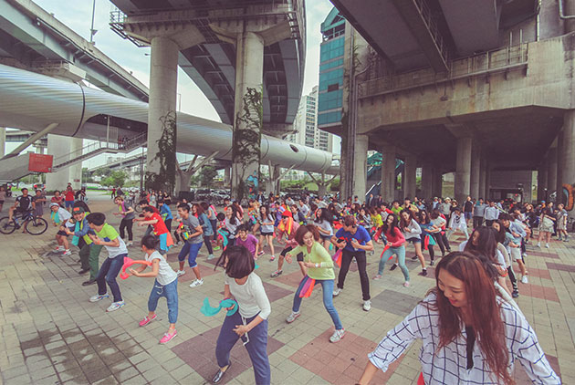 서울댄스프로젝트 게릴라춤판 @뚝섬 한강공원