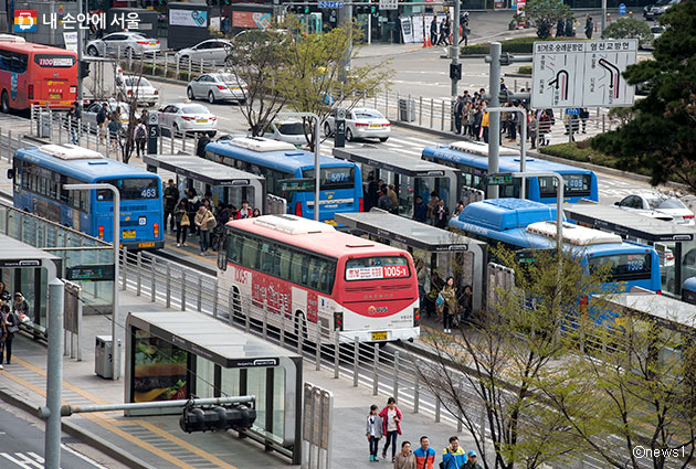 서울역 버스환승센터 ⓒnews1