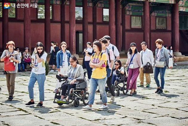 지난 6월에 열린 배리어프리 관광 활성화를 위한 `장애인 접근가능 관광지 개발 팸투어`ⓒ지체장애인편의시설지원센터
