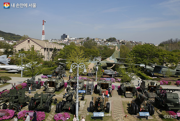다양한 전쟁 전시물을 볼 수 있는 용산 전쟁기념관