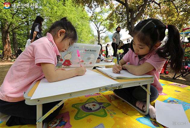 서울함 공원에서 어린이미술대회가 열린다. 