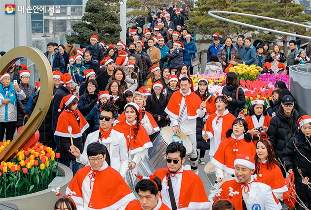 서울로7017 산타모자 대행진