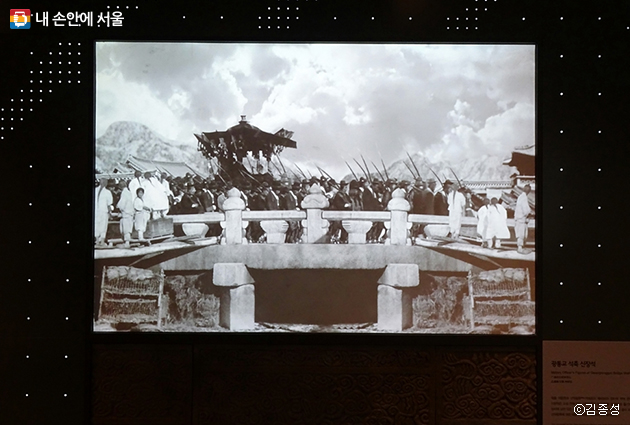 동영상처럼 움직이는 청계천 광통교 옛그림