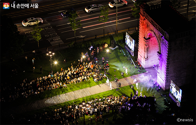 서울365패션쇼가 7월 20일 독립문에서 열렸다
