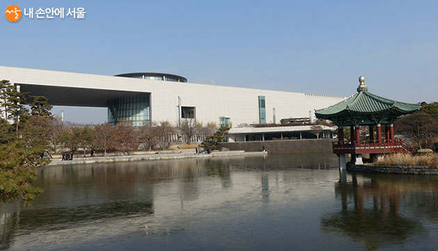 국립중앙박물관 외경의 모습