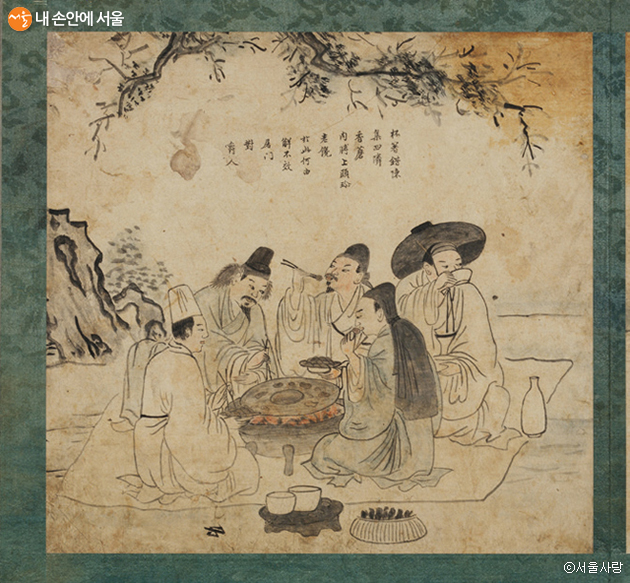 성협, ‘야연(野宴)’, 19세기