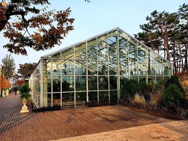 작은 식물원으로 리모델링한 선유도공원 온실 