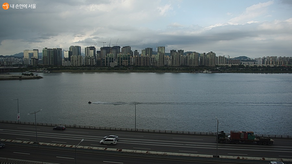 서울시우수조망명소 효사정에서 바라본 풍경