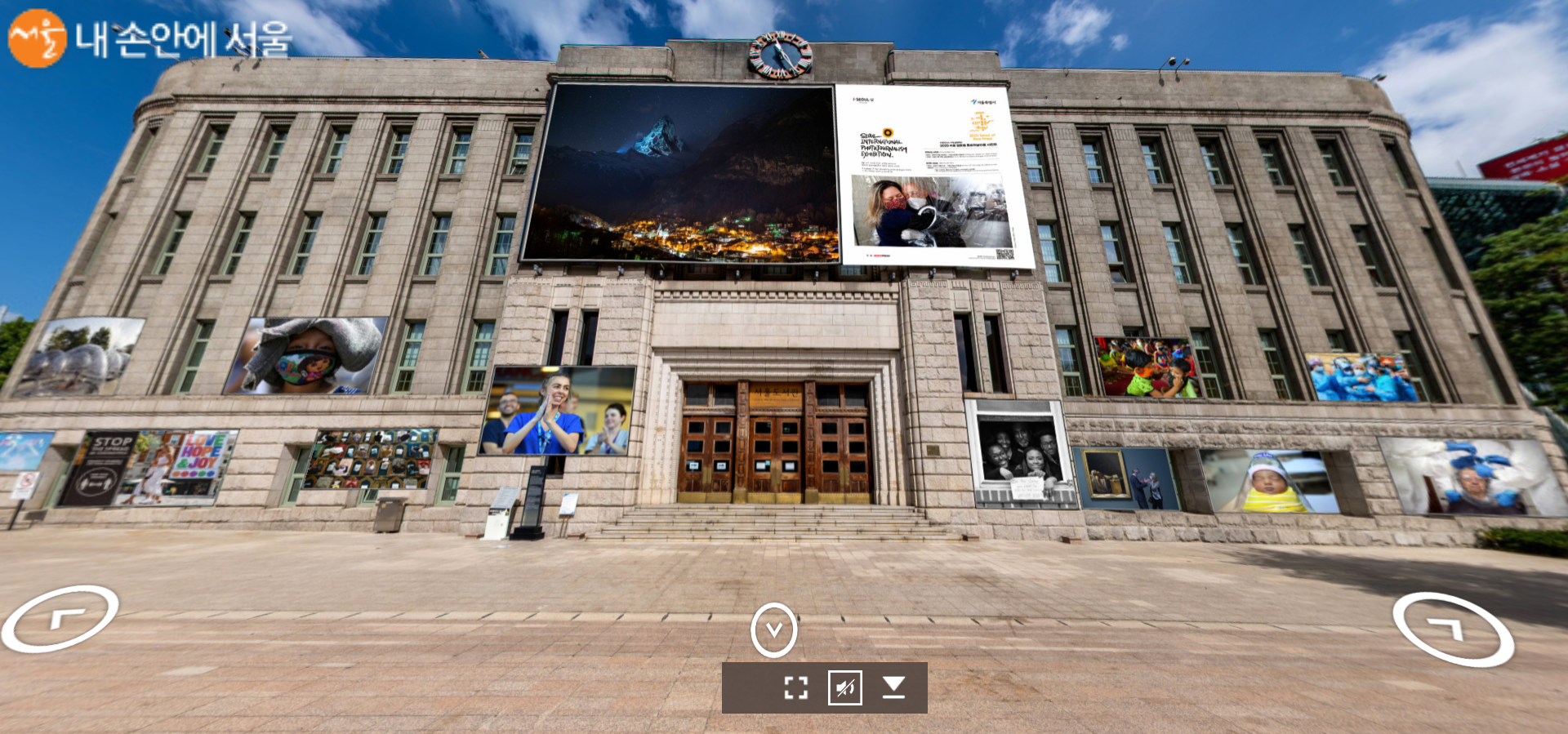 VR을 활용한 ‘360° 가상갤러리’에서 모든 사진을 온라인으로 감상할 수 있다. 