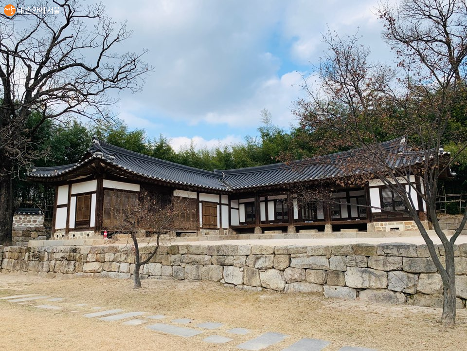 조선시대 전통한옥 '창녕위궁재사'의 모습 